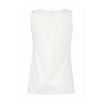 White - Back - Fruit of the Loom Womens-Ladies Value Lady Fit Vest Top