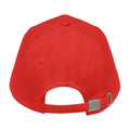 Red - Back - SOLS Unisex Adult Seoul Baseball Cap