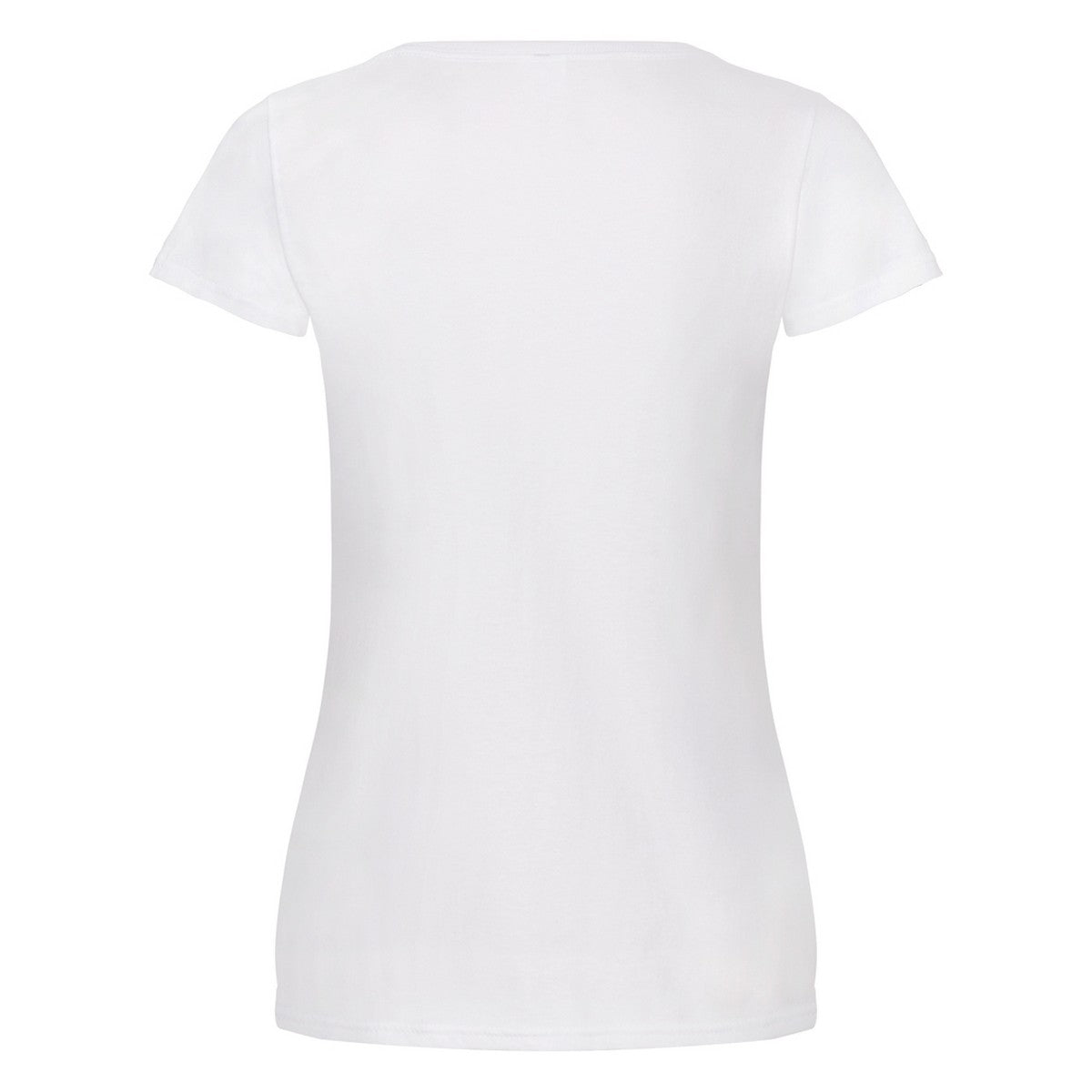 White - Back - Fruit of the Loom Womens-Ladies Original Lady Fit T-Shirt