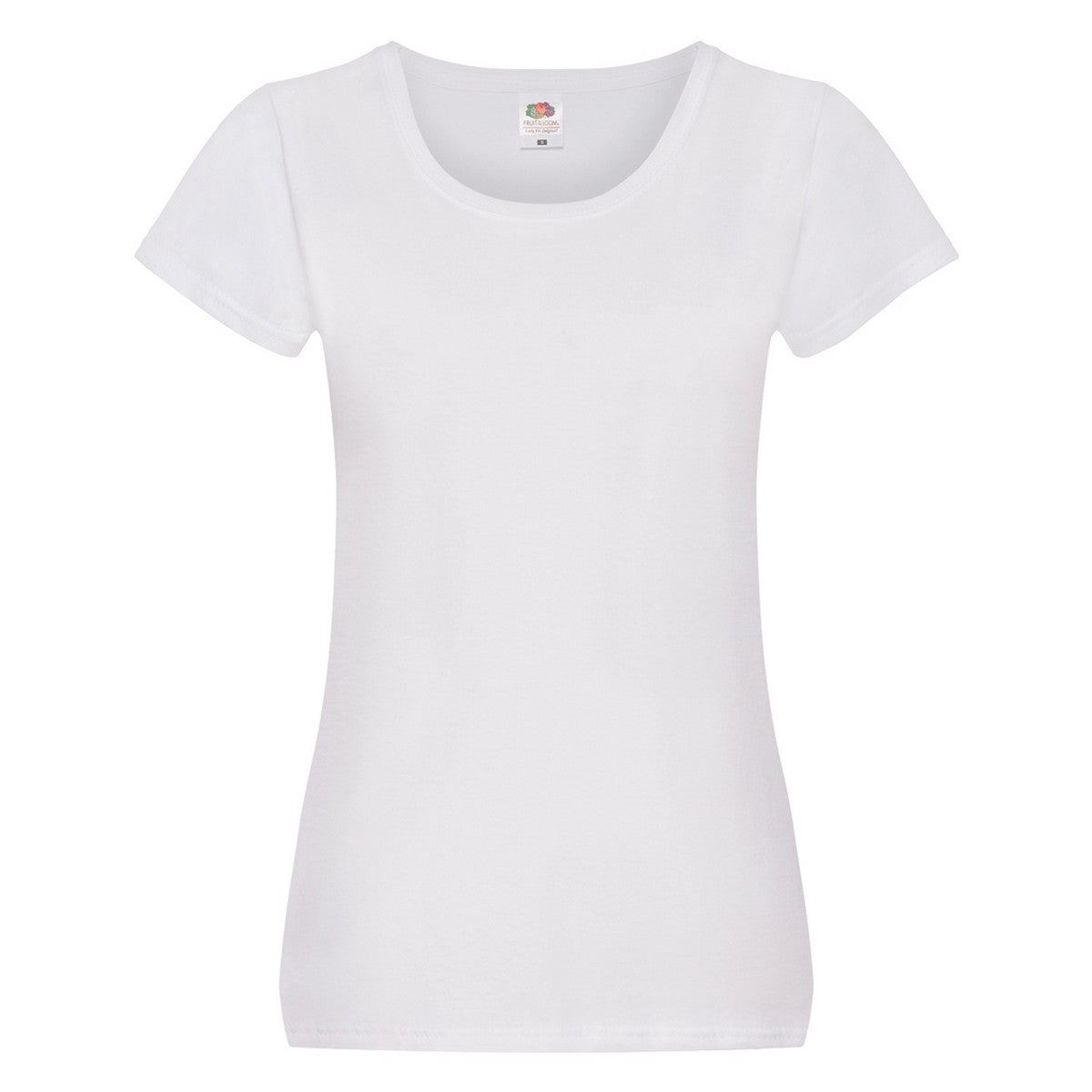 White - Front - Fruit of the Loom Womens-Ladies Original Lady Fit T-Shirt