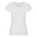 White - Front - Fruit of the Loom Womens-Ladies Original Lady Fit T-Shirt