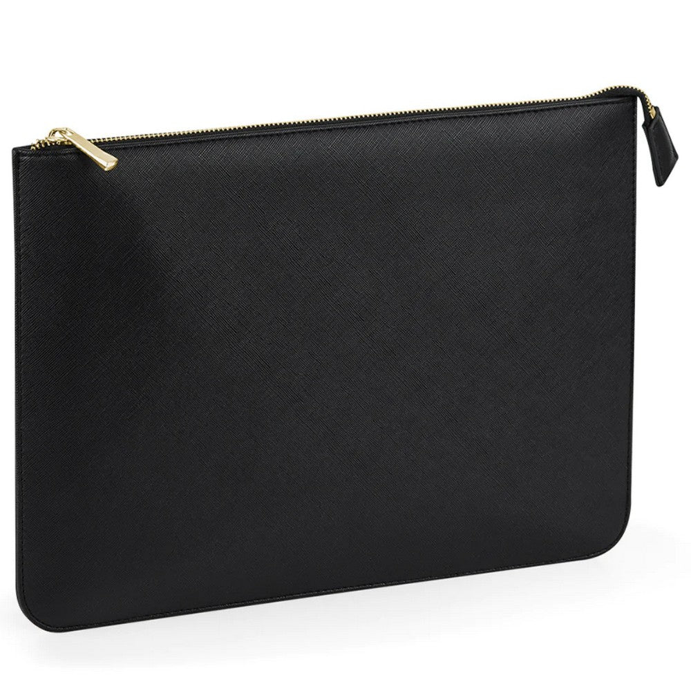 Black - Front - Bagbase Boutique Document Wallet