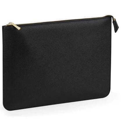 Black - Front - Bagbase Boutique Document Wallet