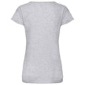 Heather Grey - Back - Fruit of the Loom Womens-Ladies Original Heather Lady Fit T-Shirt