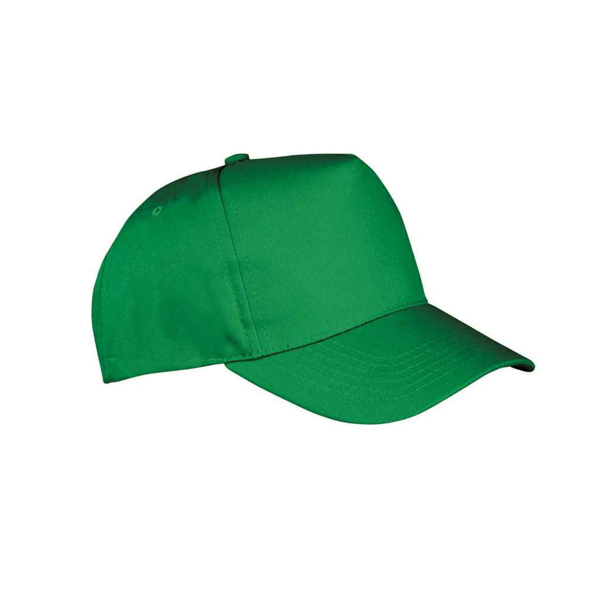 Kelly Green - Back - Result Headwear Childrens-Kids Boston 5 Panel Baseball Cap