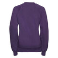 Purple - Back - Jerzees Schoolgear Childrens-Kids Sweatshirt