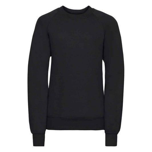 Black - Front - Jerzees Schoolgear Childrens-Kids Sweatshirt