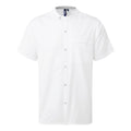 White - Side - Premier Unisex Adult Recyclight Short-Sleeved Chef Shirt