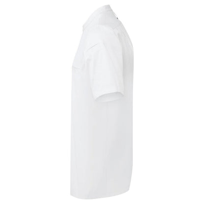 White - Side - Premier Unisex Adult Recyclight Short-Sleeved Chef Shirt