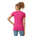 Heliconia - Back - Gildan Womens-Ladies Softstyle Plain Ringspun Cotton Fitted T-Shirt