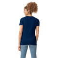 Navy - Back - Gildan Womens-Ladies Softstyle Plain Ringspun Cotton Fitted T-Shirt
