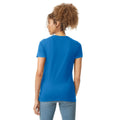 Royal Blue - Back - Gildan Womens-Ladies Softstyle Plain Ringspun Cotton Fitted T-Shirt