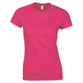 Heliconia - Front - Gildan Womens-Ladies Softstyle Plain Ringspun Cotton Fitted T-Shirt