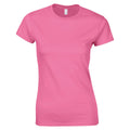 Azalea - Front - Gildan Womens-Ladies Softstyle Plain Ringspun Cotton Fitted T-Shirt