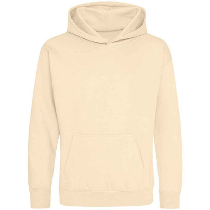 Vanilla Milkshake - Front - Awdis Childrens-Kids Heather Hoodie