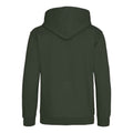 Grey - Back - Awdis Childrens-Kids Heather Hoodie