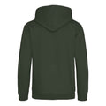 Forest Green - Back - Awdis Childrens-Kids Heather Hoodie