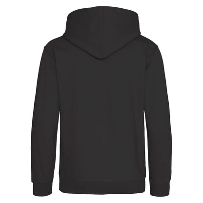 Storm Grey - Back - Awdis Childrens-Kids Heather Hoodie