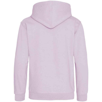 Lilac - Back - Awdis Childrens-Kids Heather Hoodie