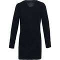 Black - Back - Premier Womens-Ladies Longline V Neck Cardigan