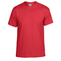 Red - Front - Gildan Unisex Adult Plain DryBlend T-Shirt