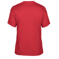 Red - Back - Gildan Unisex Adult Plain DryBlend T-Shirt