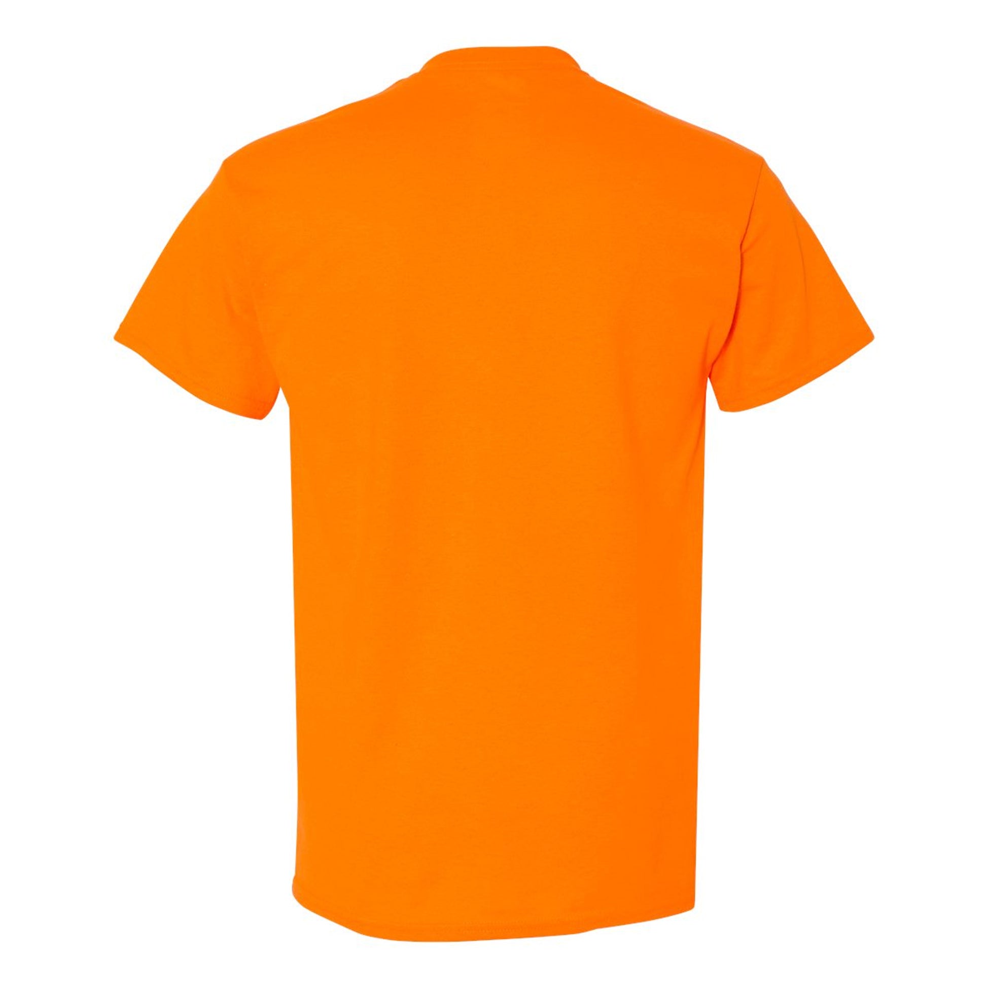 Safety Orange - Back - Gildan Unisex Adult Plain DryBlend T-Shirt