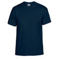 Navy - Front - Gildan Unisex Adult Plain DryBlend T-Shirt