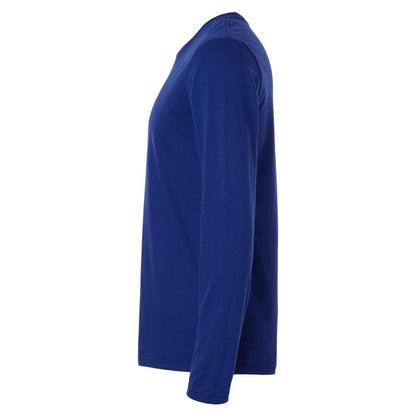 Fan Deep Royal - Side - Gildan Unisex Adult Softstyle Plain Long-Sleeved T-Shirt