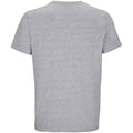 Grey Marl - Back - SOLS Unisex Adult Legend Marl Organic T-Shirt