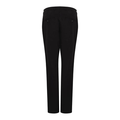 Black - Back - Henbury Womens-Ladies Stretch Chinos