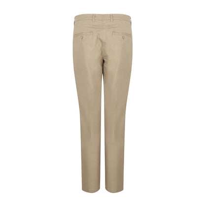 Stone - Back - Henbury Womens-Ladies Stretch Chinos