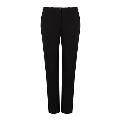 Black - Front - Henbury Womens-Ladies Stretch Chinos