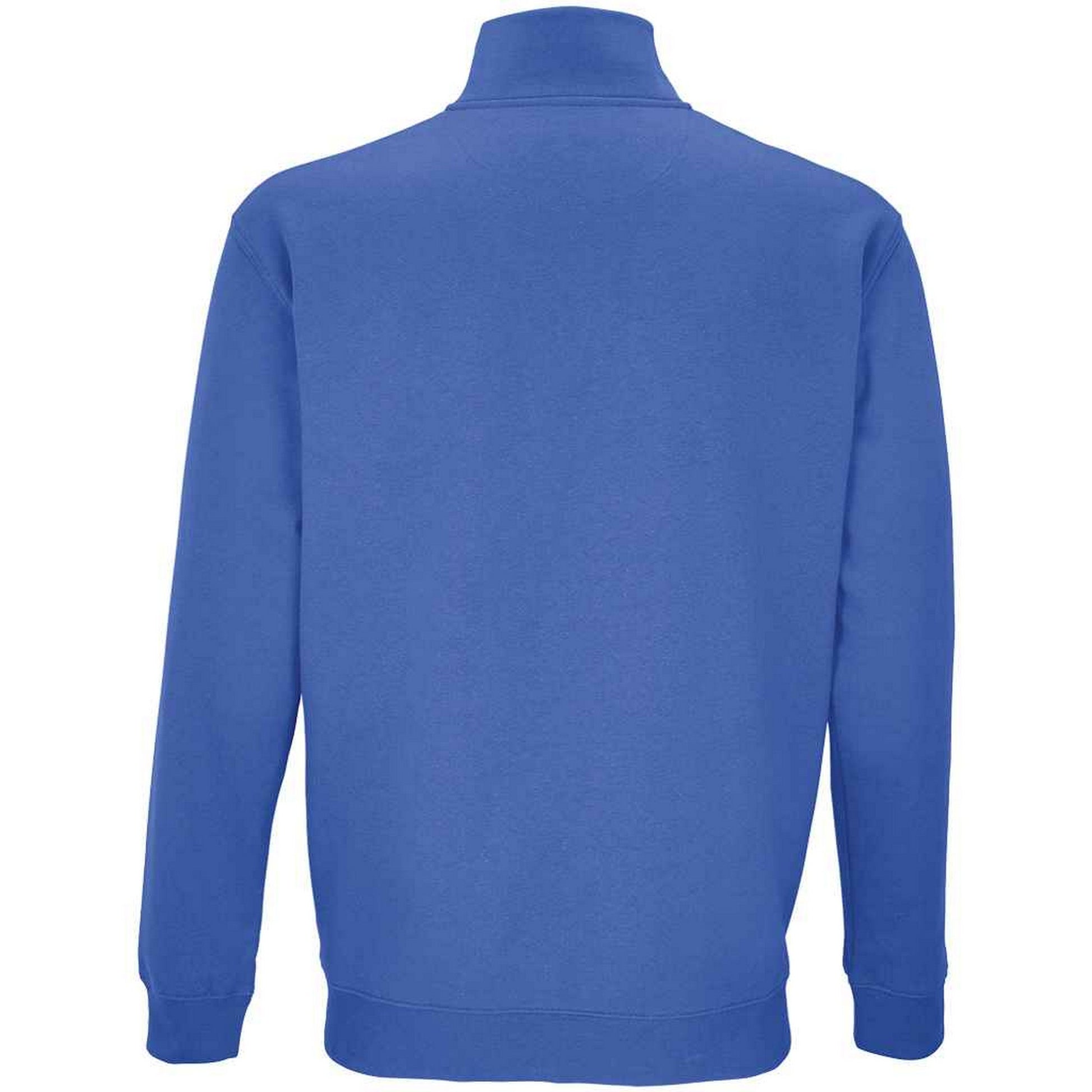 Royal Blue - Back - SOLS Unisex Adult Conrad Quarter Zip Sweatshirt