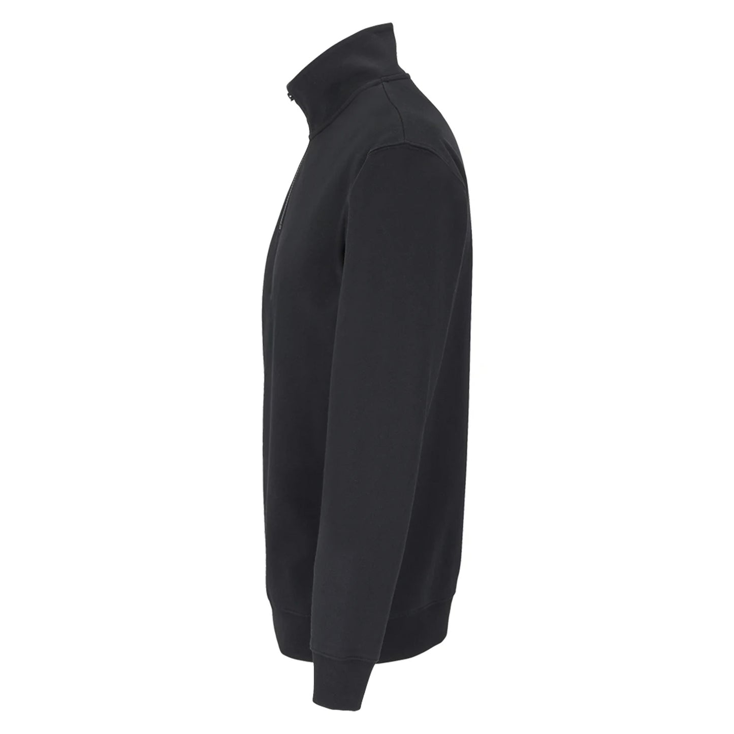 Black - Side - SOLS Unisex Adult Conrad Quarter Zip Sweatshirt