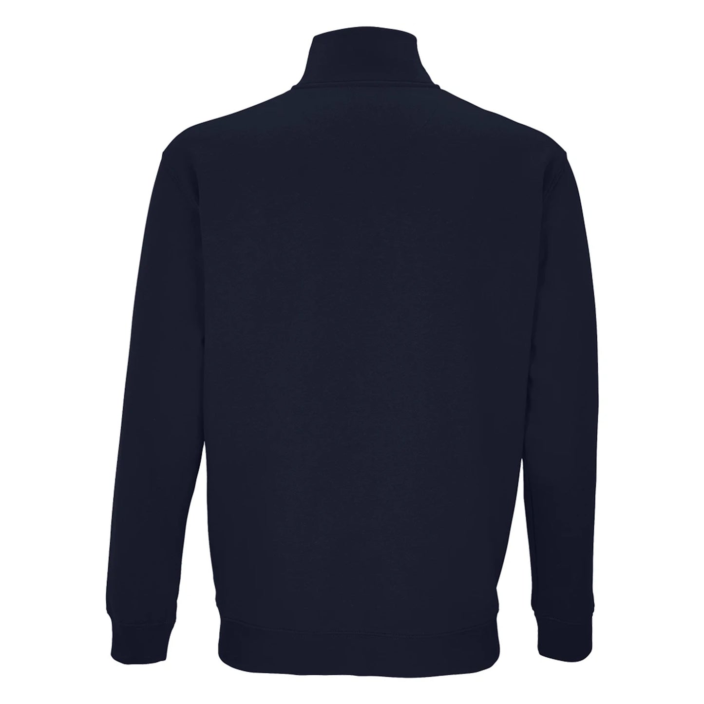 French Navy - Back - SOLS Unisex Adult Conrad Quarter Zip Sweatshirt