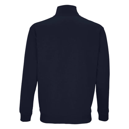 French Navy - Back - SOLS Unisex Adult Conrad Quarter Zip Sweatshirt