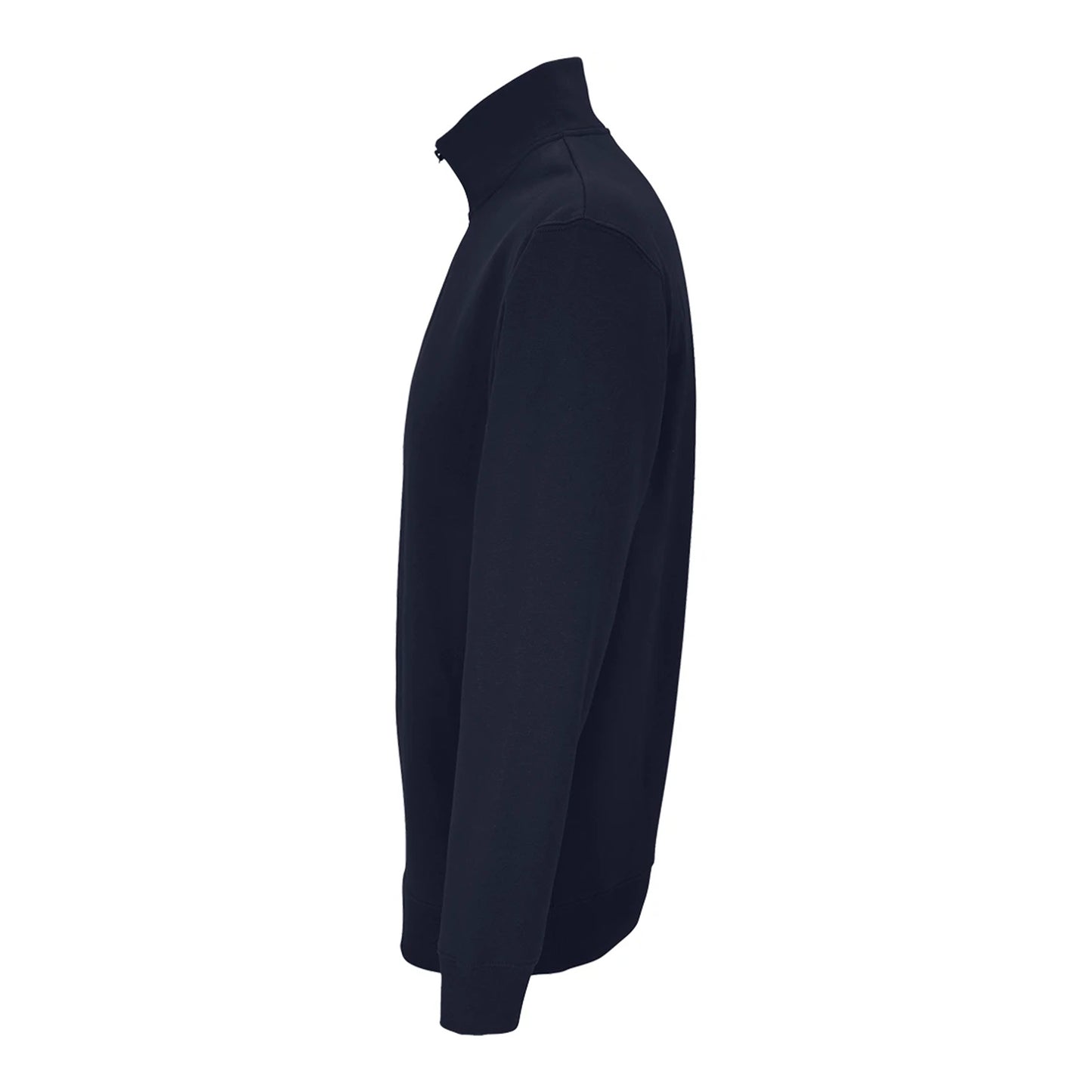 French Navy - Side - SOLS Unisex Adult Conrad Quarter Zip Sweatshirt