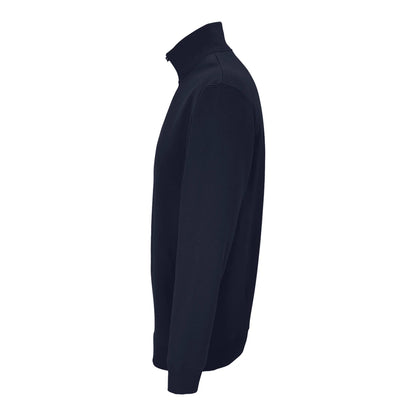 French Navy - Side - SOLS Unisex Adult Conrad Quarter Zip Sweatshirt