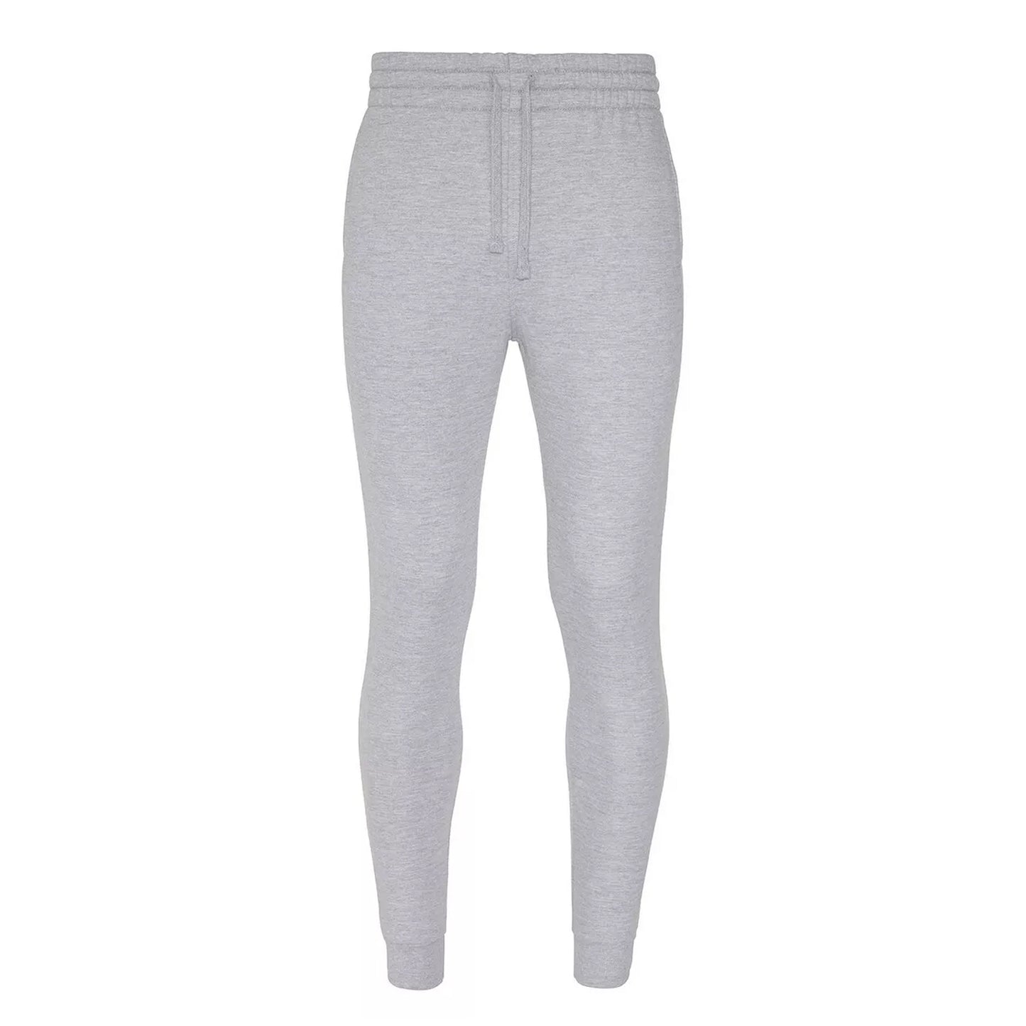 Grey - Front - AWDis Cool Unisex Adult Tapered Jogging Bottoms