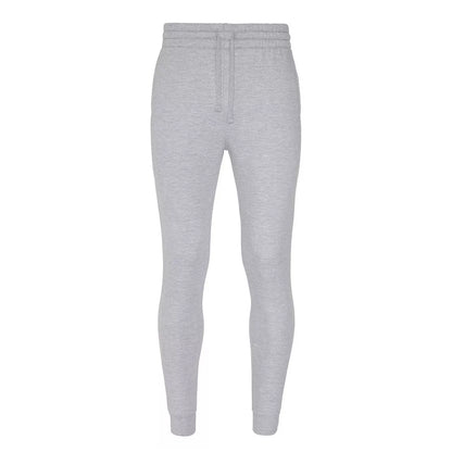 Grey - Front - AWDis Cool Unisex Adult Tapered Jogging Bottoms