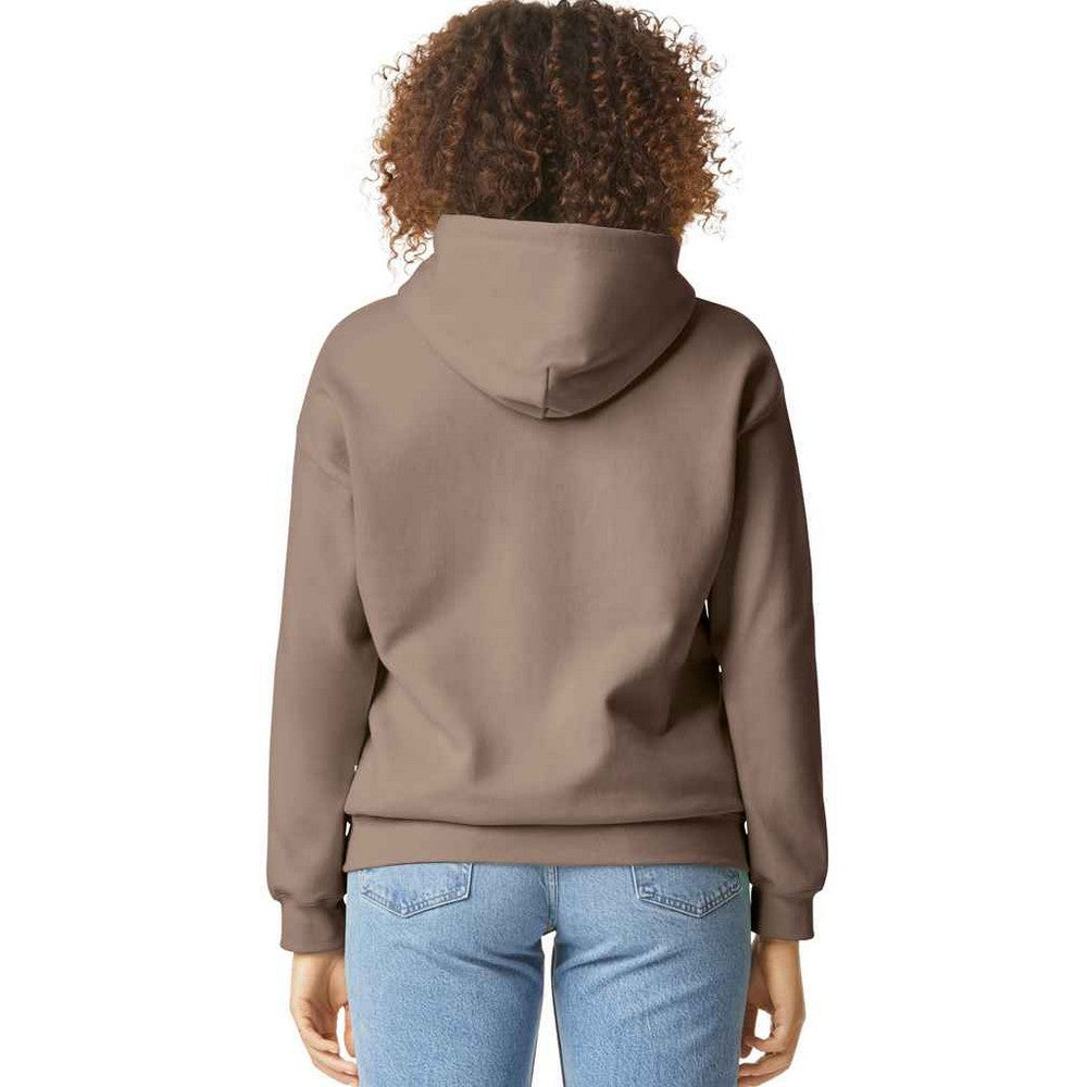 Brown Savana - Back - Gildan Unisex Adult Softstyle Plain Midweight Hoodie