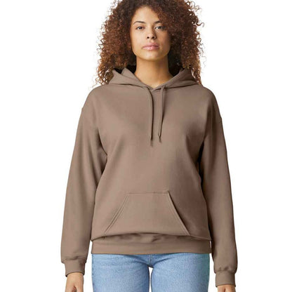 Brown Savana - Lifestyle - Gildan Unisex Adult Softstyle Plain Midweight Hoodie