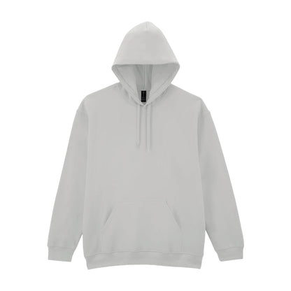 Ash - Front - Gildan Unisex Adult Softstyle Plain Midweight Hoodie