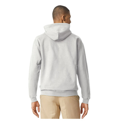Ash - Back - Gildan Unisex Adult Softstyle Plain Midweight Hoodie