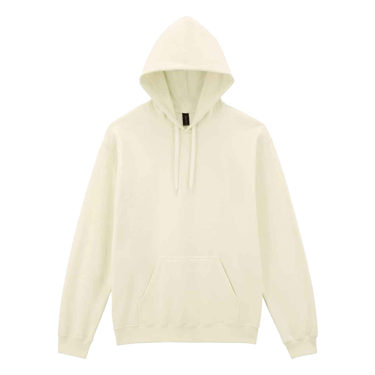 Off White - Front - Gildan Unisex Adult Softstyle Plain Midweight Hoodie