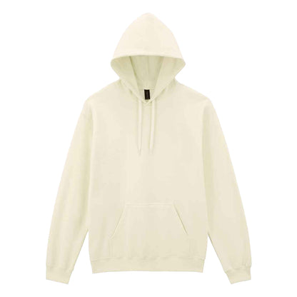 Off White - Front - Gildan Unisex Adult Softstyle Plain Midweight Hoodie
