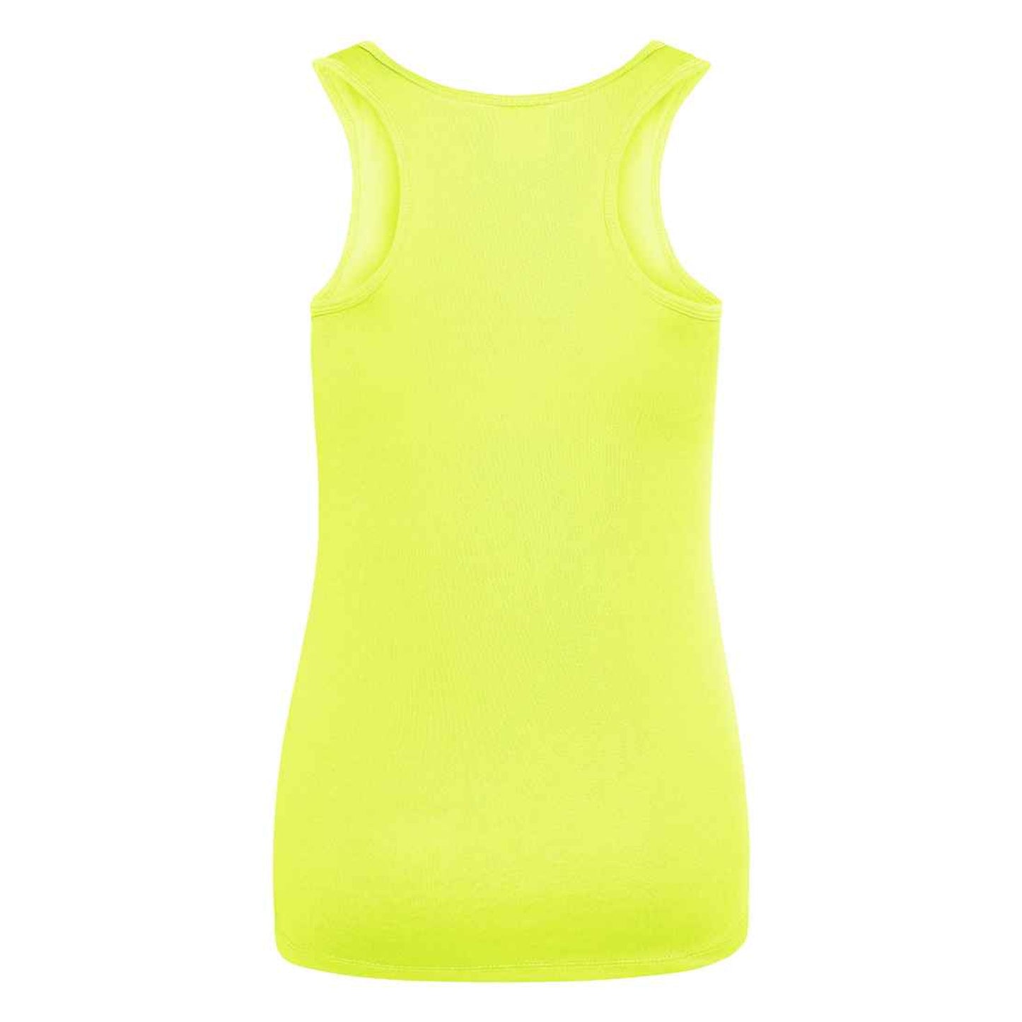 Electric Yellow - Back - AWDis Cool Womens-Ladies Moisture Wicking Girlie Tank Top