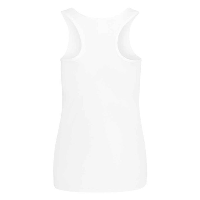 Arctic White - Back - AWDis Cool Womens-Ladies Moisture Wicking Girlie Tank Top