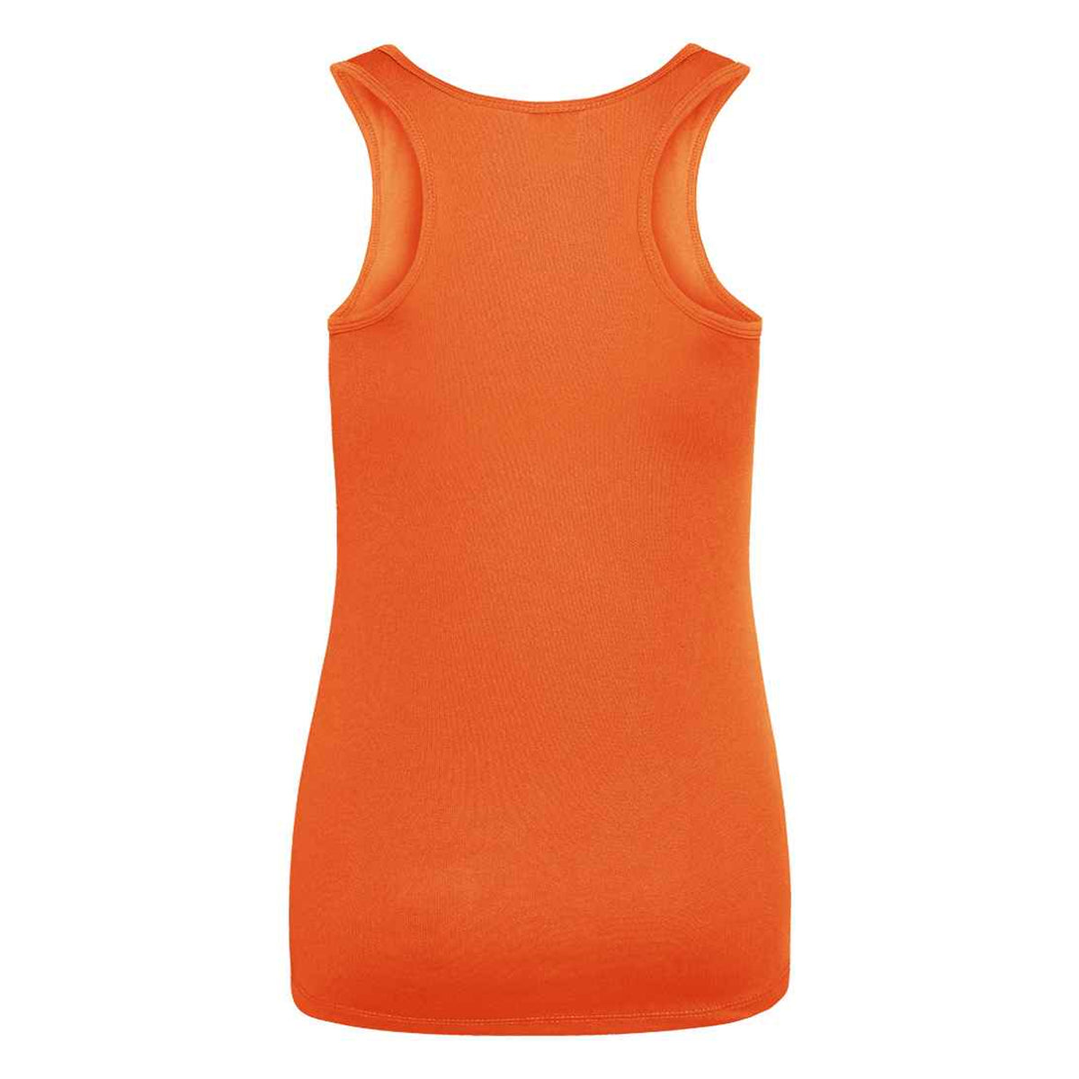 Electric Orange - Back - AWDis Cool Womens-Ladies Moisture Wicking Girlie Tank Top